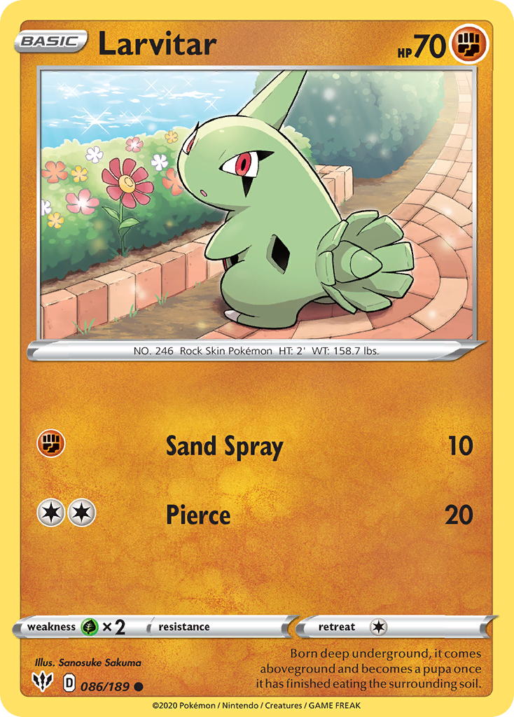 86/189 [DAA] Larvitar - Common