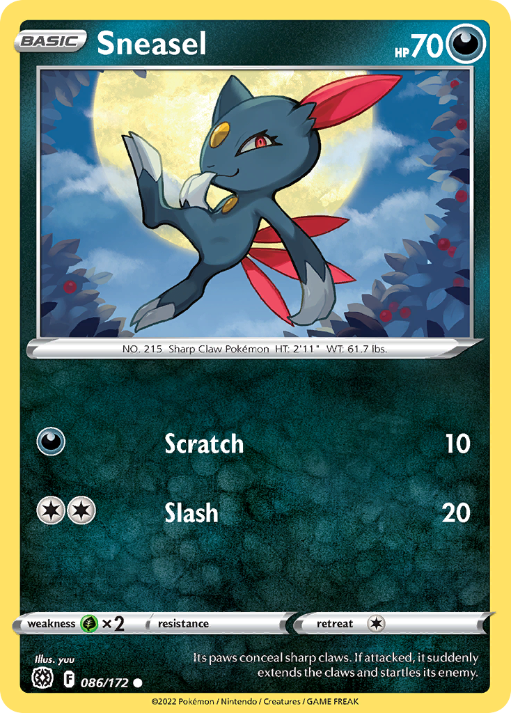 86/172 [BRS] Sneasel - Common