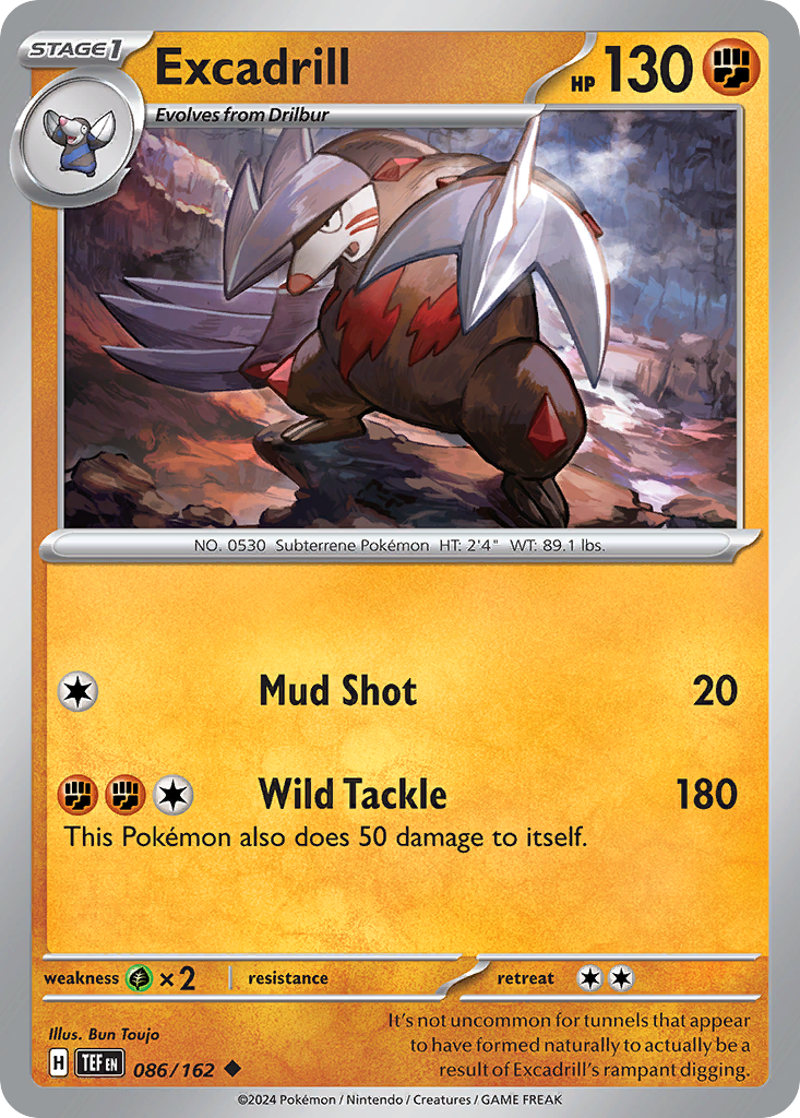 86/162 [TEF] Excadrill - Uncommon