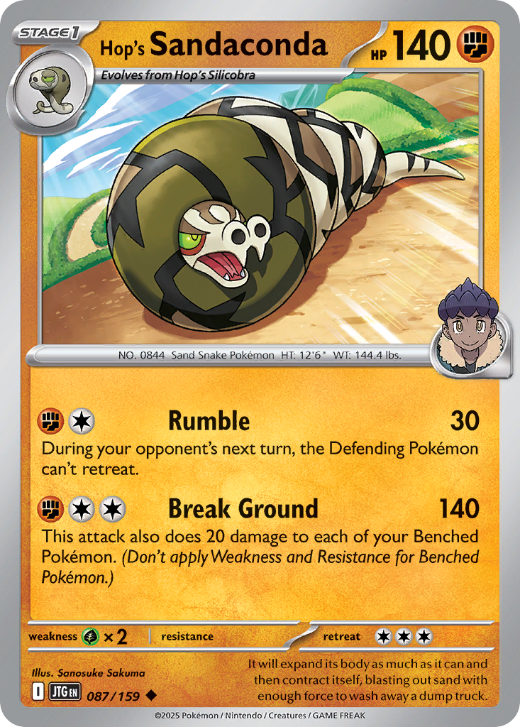 87/159 [JTG] Hop's Sandaconda - Uncommon