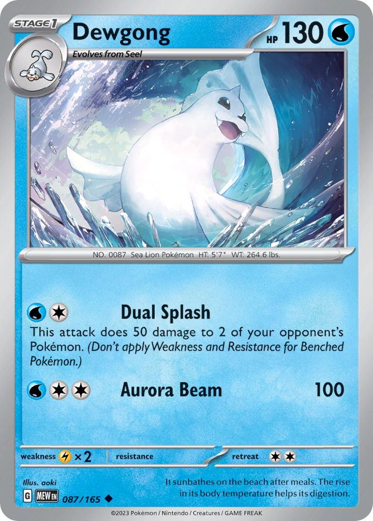 87/165 [SV3PT5] Dewgong - Uncommon