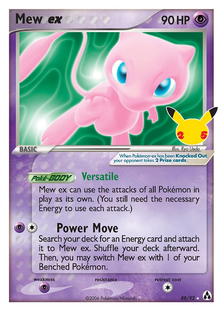88/25 [CEL] Mew ex - Classic Collection