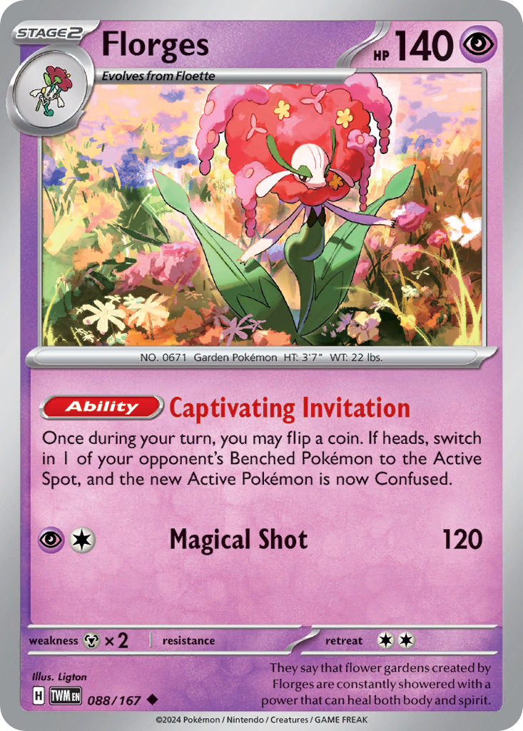 88/167 [TWM] Florges - Uncommon