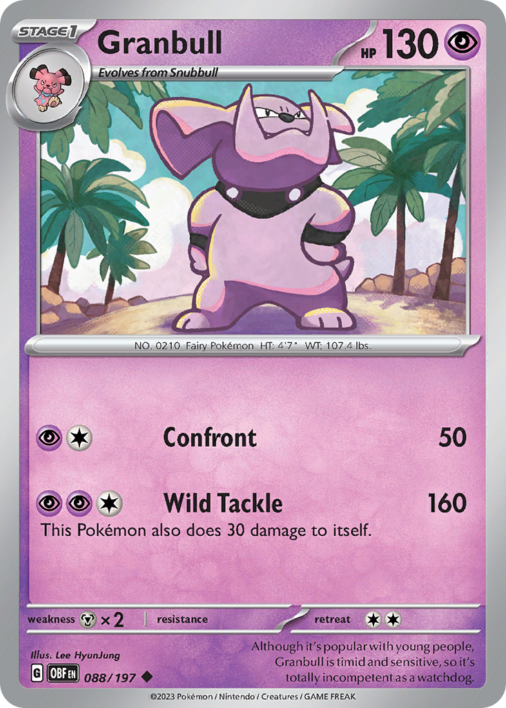 88/197 [SV3] Granbull - Uncommon