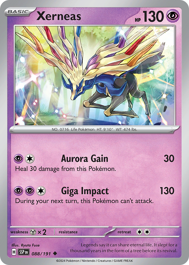 88/191 [SSP] Xerneas - Uncommon