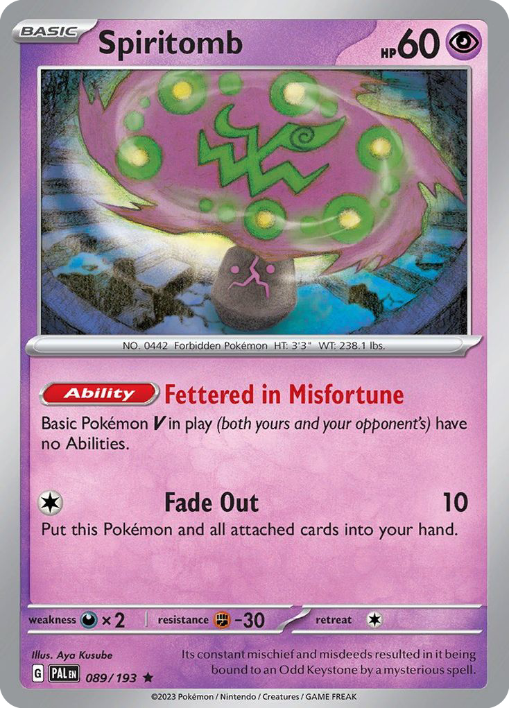 89/193 [SV2] Spiritomb - Rare