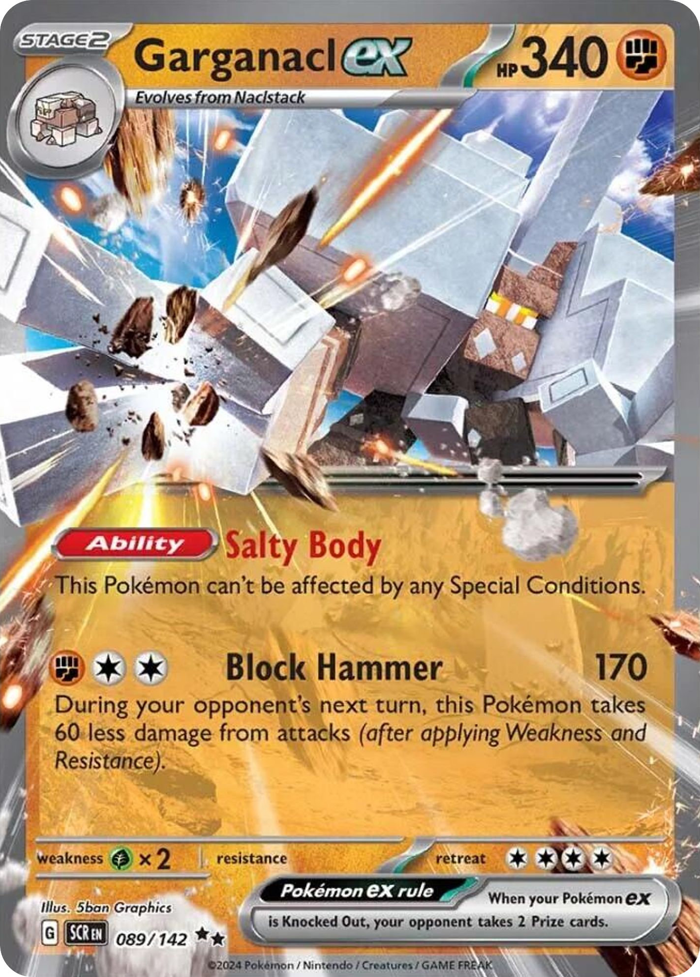 89/142 [SCR] Garganacl ex - Double Rare