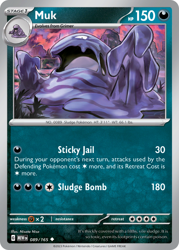89/165 [SV3PT5] Muk - Uncommon