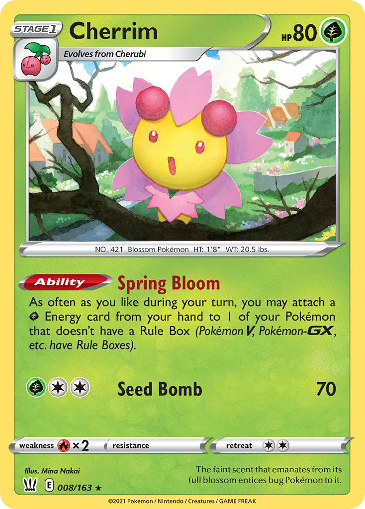 8/163 [BST] Cherrim - Rare Holo