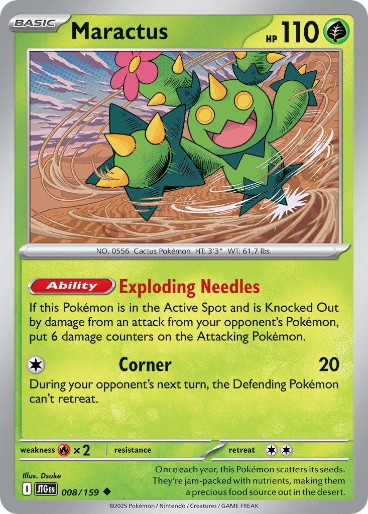 8/159 [JTG] Maractus - Uncommon