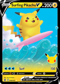 8/25 [CEL] Surfing Pikachu V - Rare Holo V
