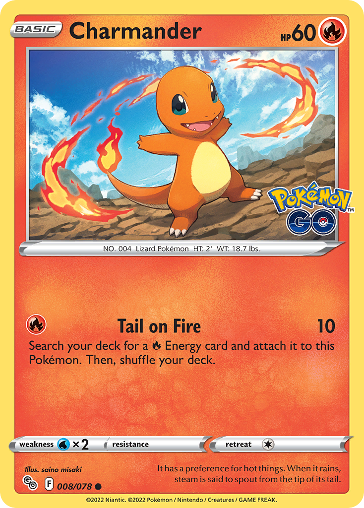 8/78 [PGO] Charmander - Common
