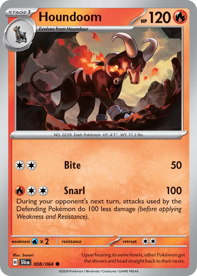 8/64 [SFA] Houndoom - Common
