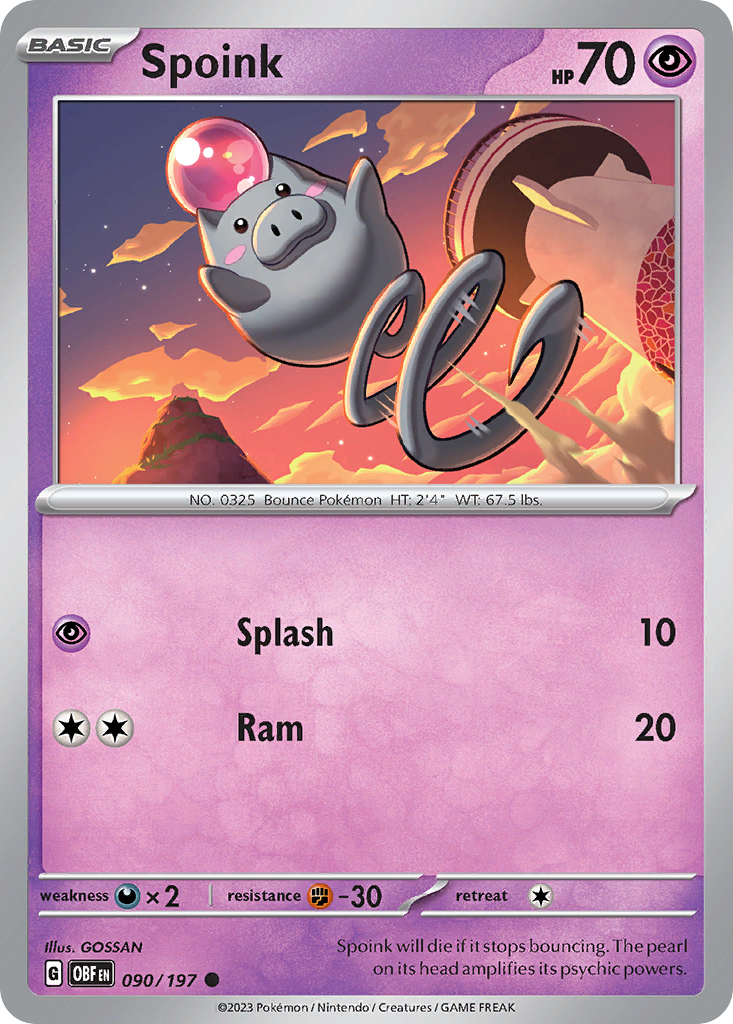 90/197 [SV3] Spoink - Common