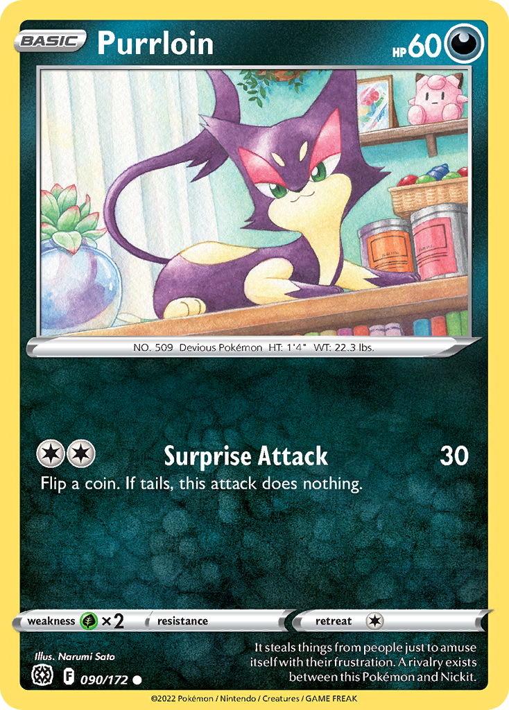 90/172 [BRS] Purrloin - Common