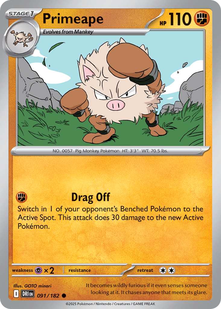 91/182 [DRI] Primeape - Common