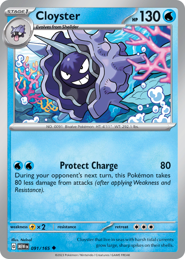 91/165 [SV3PT5] Cloyster - Uncommon