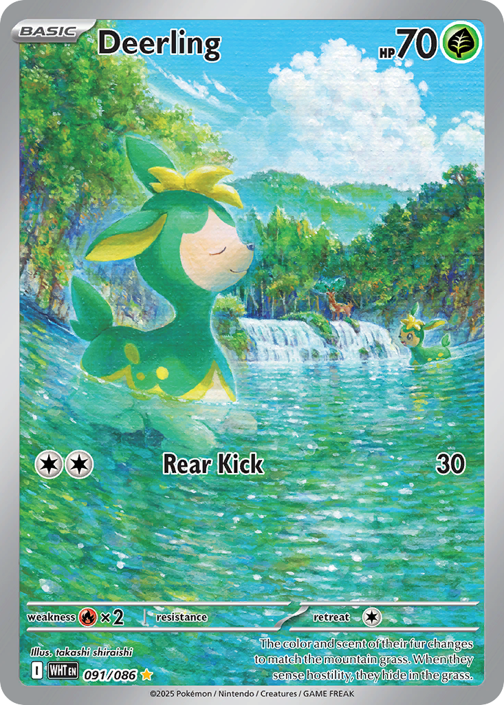 91/86 [WHT] Deerling - Illustration Rare