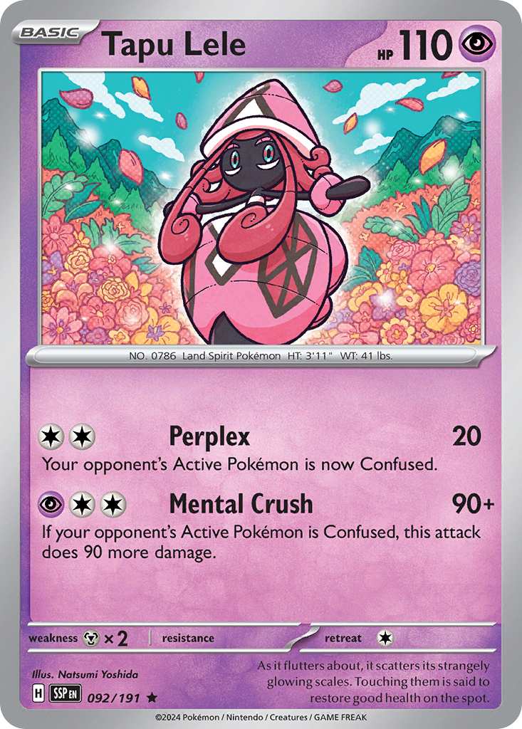92/191 [SSP] Tapu Lele - Rare