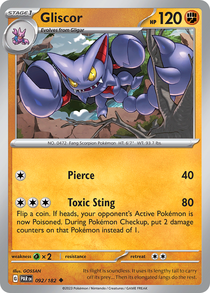 92/182 [SV4] Gliscor - Uncommon