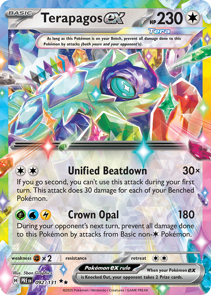92/131 [PRE] Terapagos ex - Double Rare