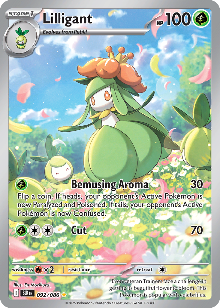 92/86 [BLK] Lilligant - Illustration Rare