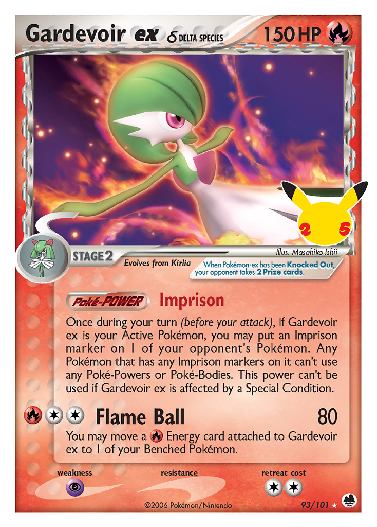93/25 [CEL] Gardevoir ex δ - Classic Collection
