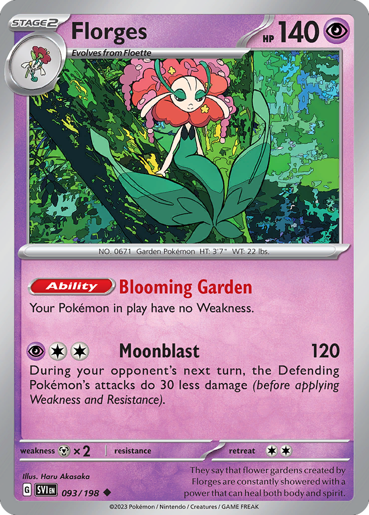 93/198 [SV1] Florges - Uncommon
