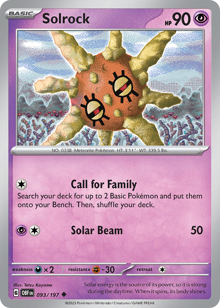 93/197 [SV3] Solrock - Uncommon
