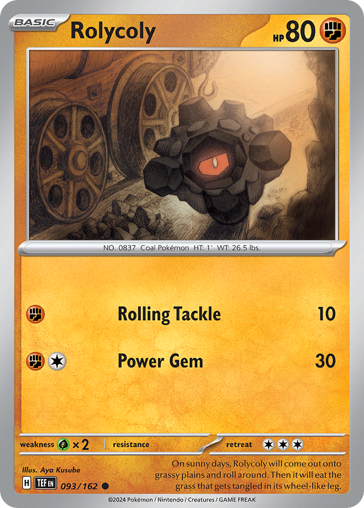 93/162 [TEF] Rolycoly - Common
