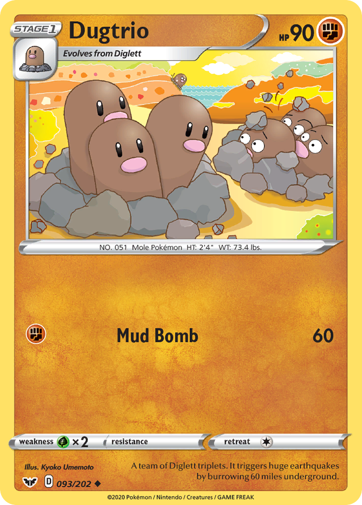 93/202 [SSH] Dugtrio - Uncommon
