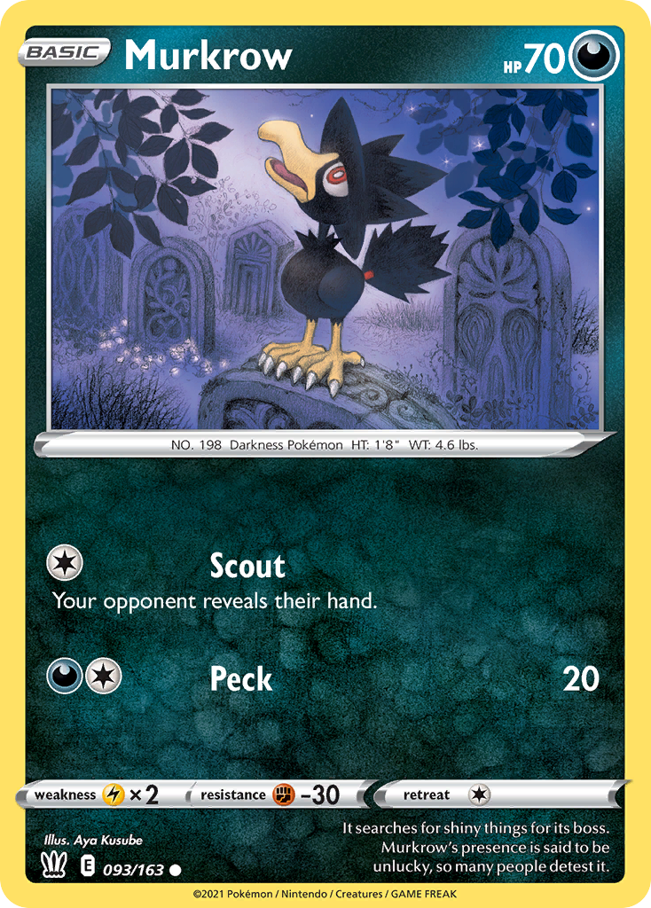 93/163 [BST] Murkrow - Common