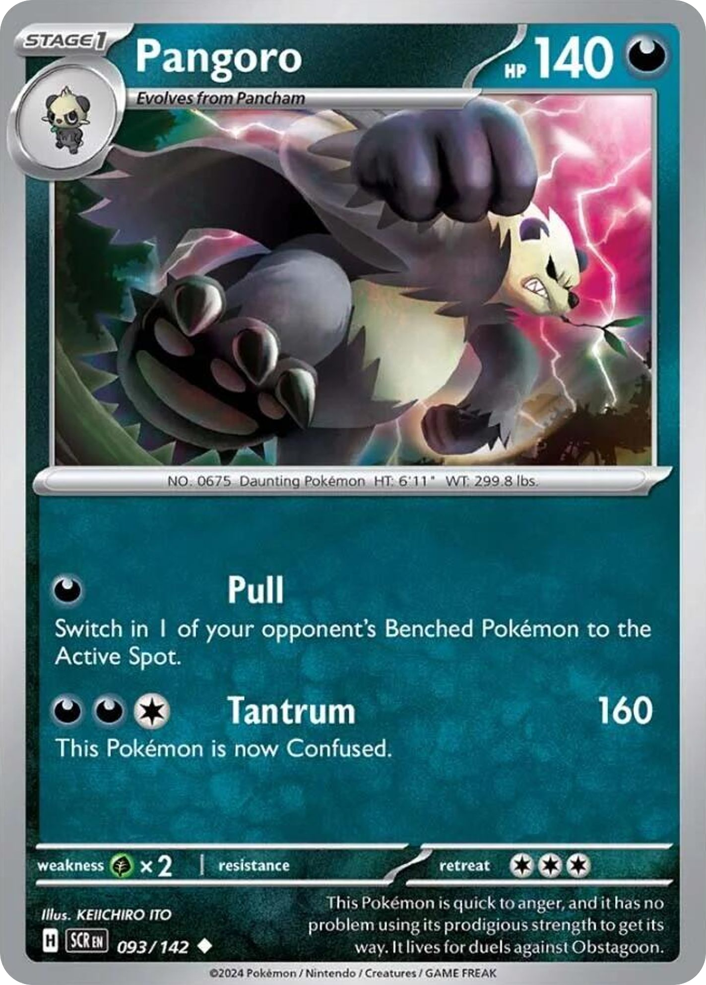 93/142 [SCR] Pangoro - Uncommon