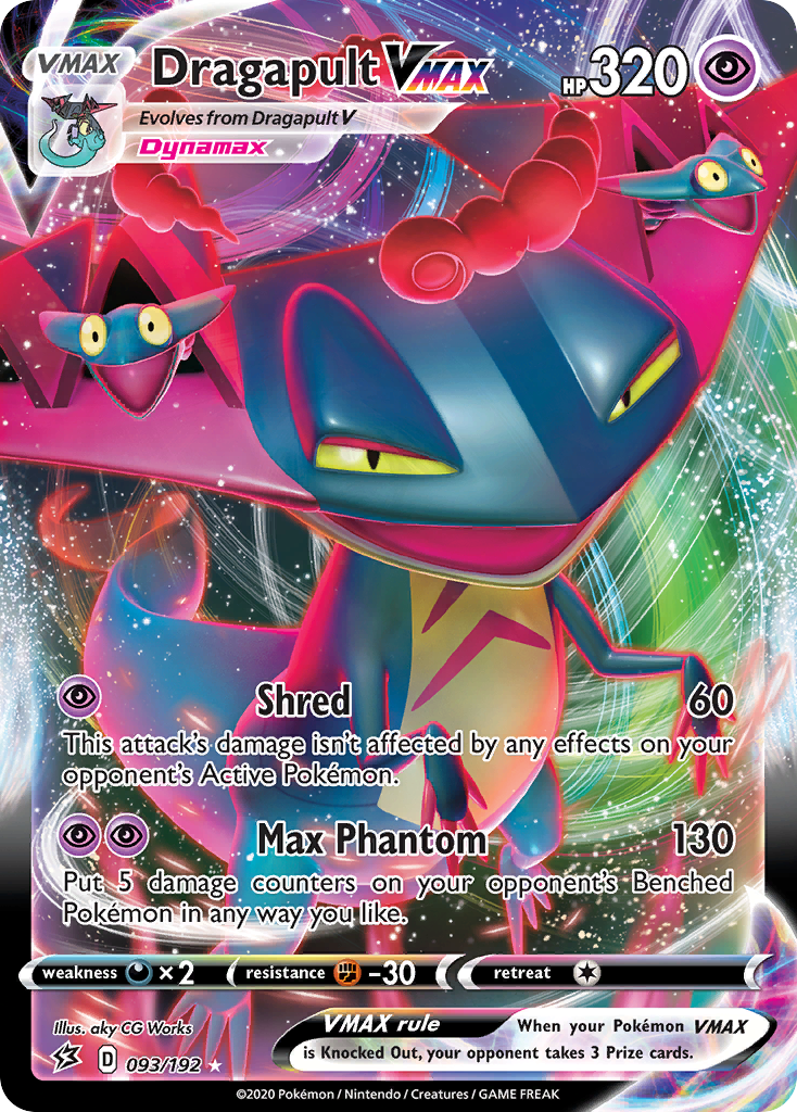 93/192 [RCL] Dragapult VMAX - Rare Holo VMAX