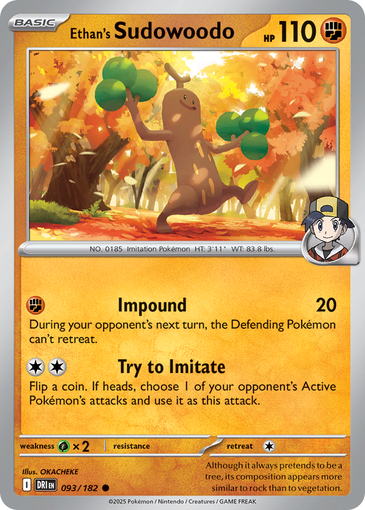 93/182 [DRI] Ethan's Sudowoodo - Common