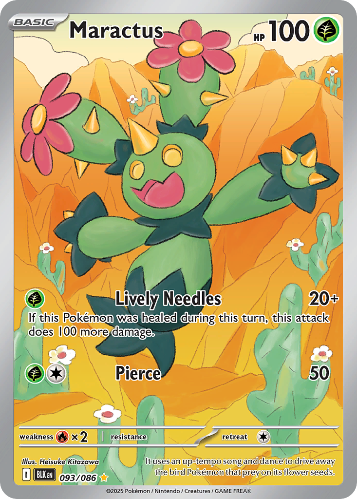 93/86 [BLK] Maractus - Illustration Rare