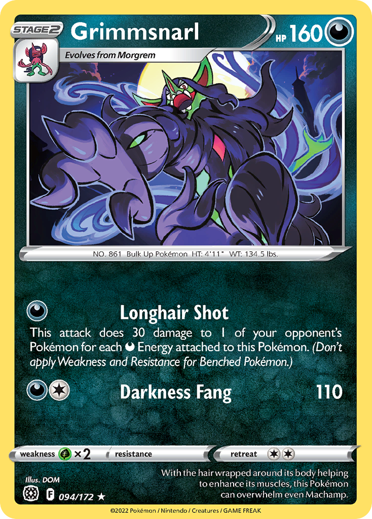 94/172 [BRS] Grimmsnarl - Rare