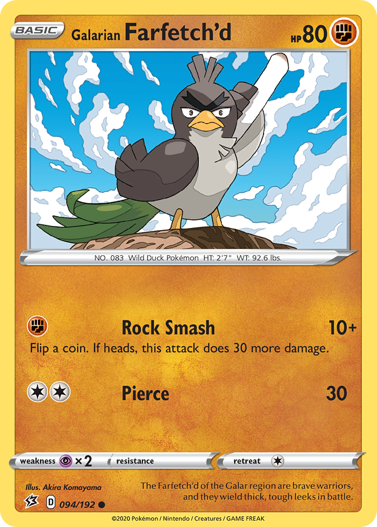 94/192 [RCL] Galarian Farfetch'd - Common