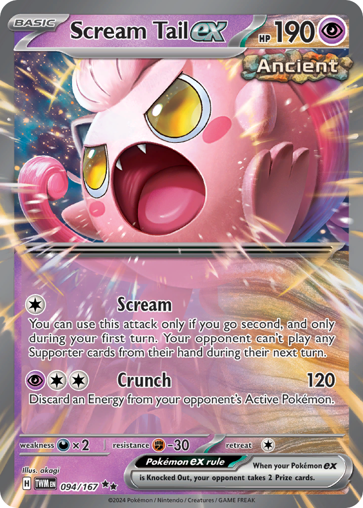94/167 [TWM] Scream Tail ex - Double Rare