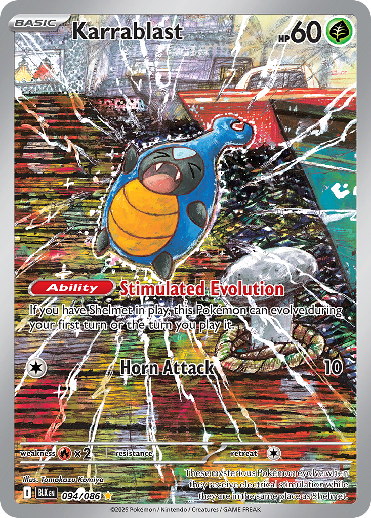94/86 [BLK] Karrablast - Illustration Rare