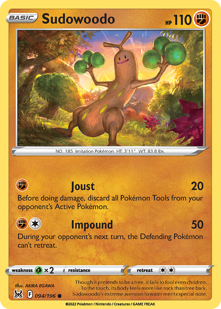 94/196 [LOR] Sudowoodo - Common