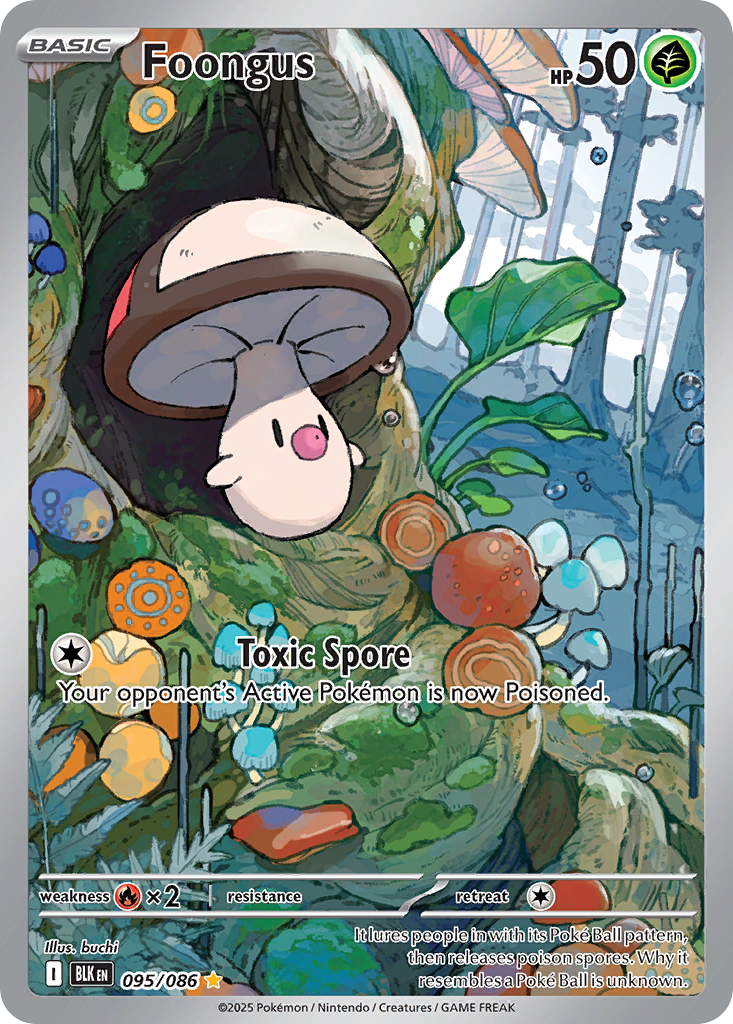95/86 [BLK] Foongus - Illustration Rare