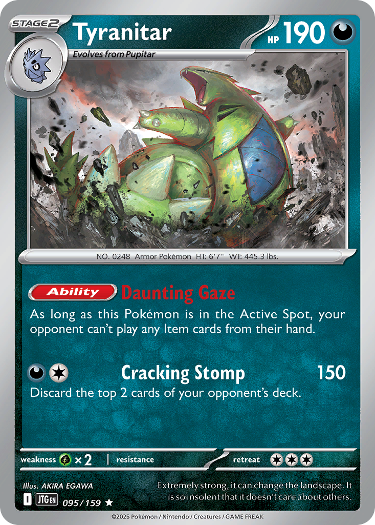 95/159 [JTG] Tyranitar - Rare