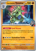 96/182 [DRI] Team Rocket's Tyranitar - Rare