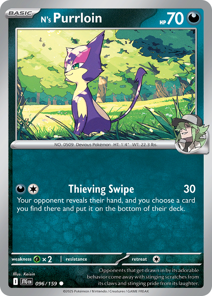 96/159 [JTG] N's Purrloin - Common