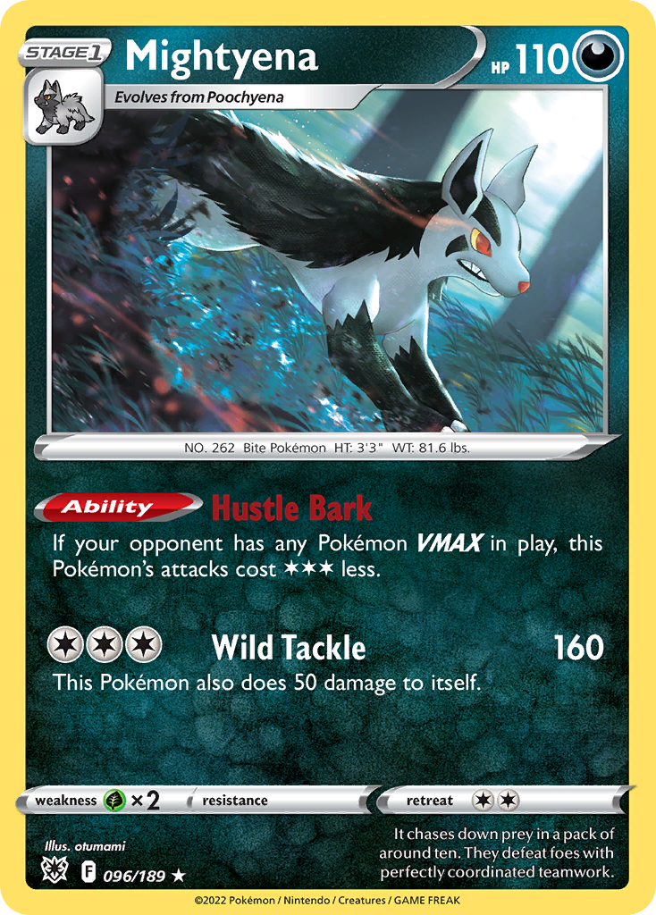 96/189 [ASR] Mightyena - Rare