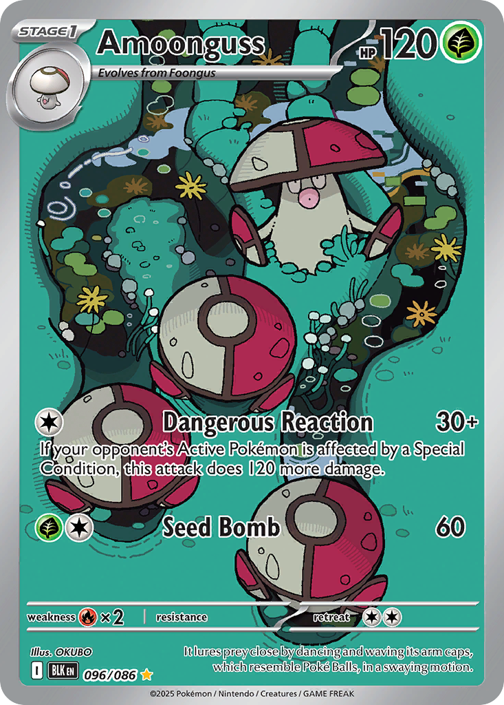 96/86 [BLK] Amoonguss - Illustration Rare