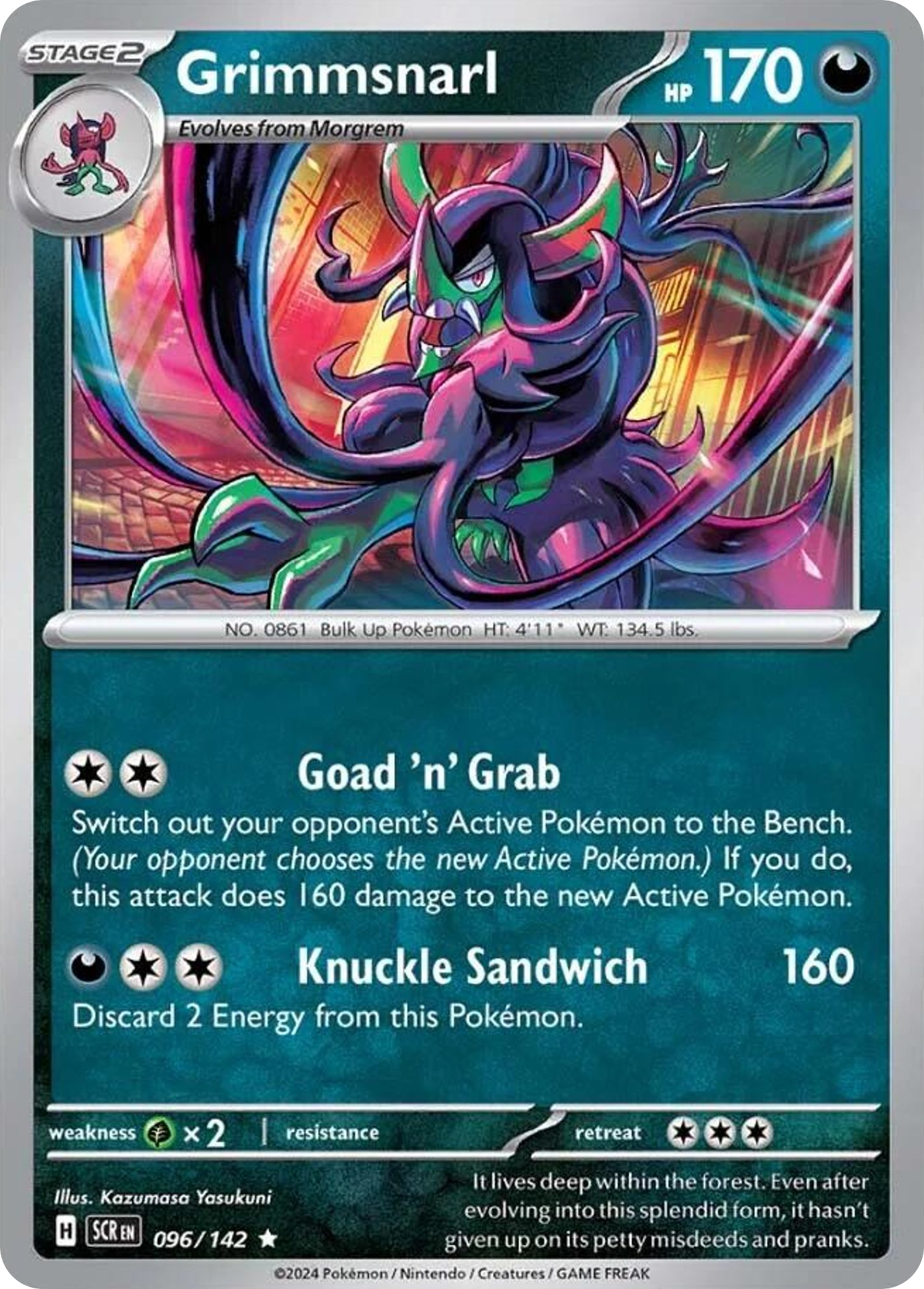 96/142 [SCR] Grimmsnarl - Rare
