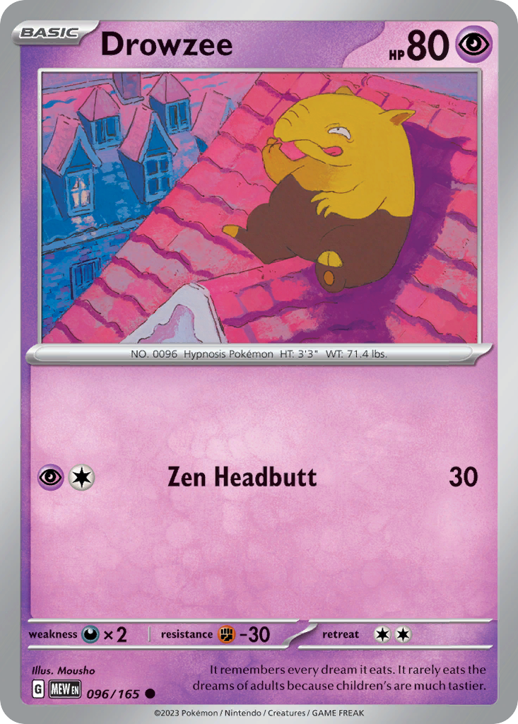 96/165 [SV3PT5] Drowzee - Common