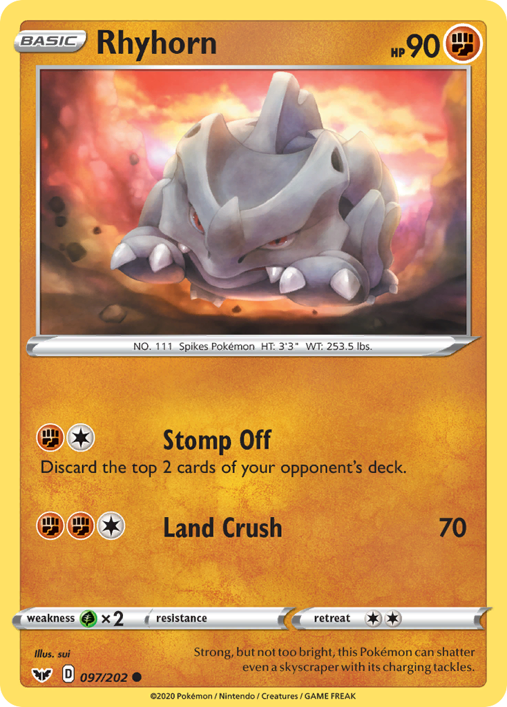 97/202 [SSH] Rhyhorn - Common